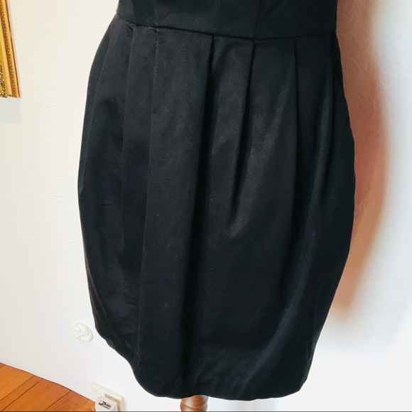 H&M Black Strapless Dress Size 8 Cocktail Party Event Evening Going Out Club - Picture 3 of 7